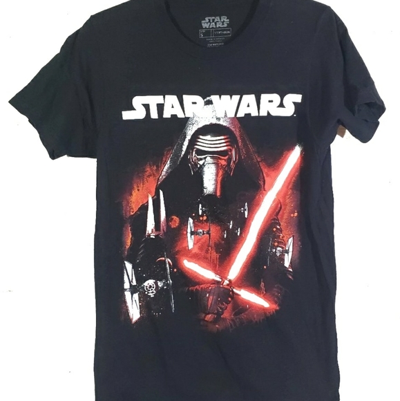 Star Wars T Shirt Size S Mens Black Short Sleeve C